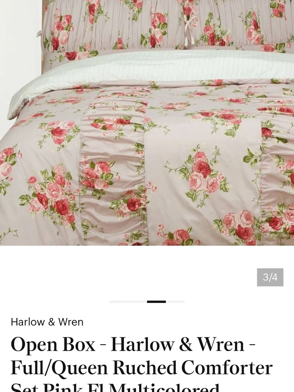 Harlow & Wren pink floral